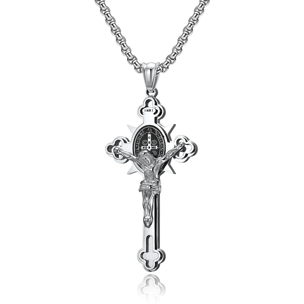 Saint Benedict Cross Necklace