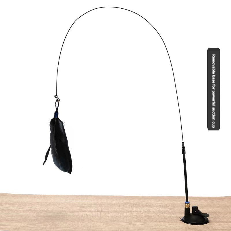 Feather Head Cat Tease Stick