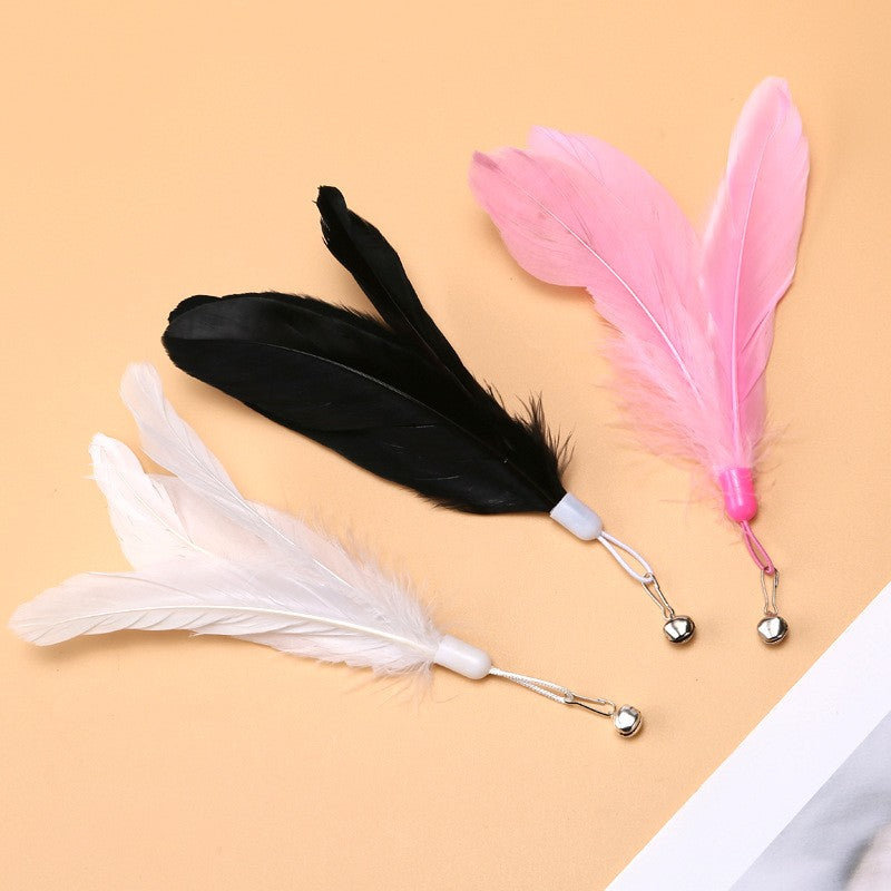 Feather Head Cat Tease Stick