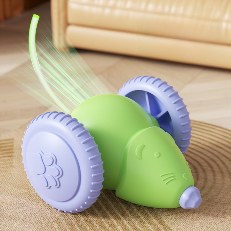 Mouse Car Laser Cat Tease Stick