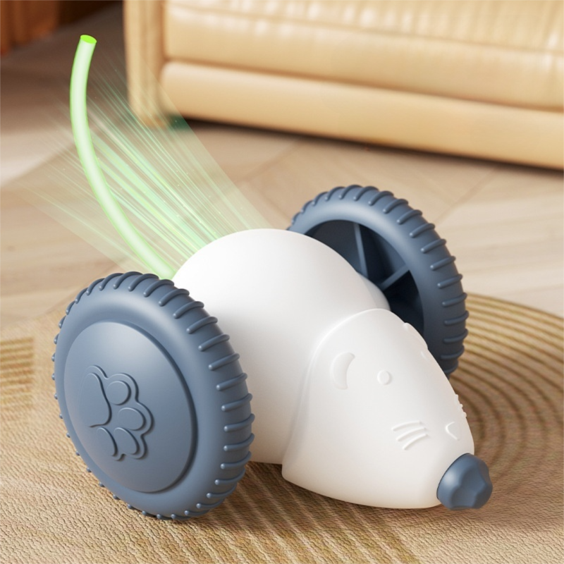 Mouse Car Laser Cat Tease Stick