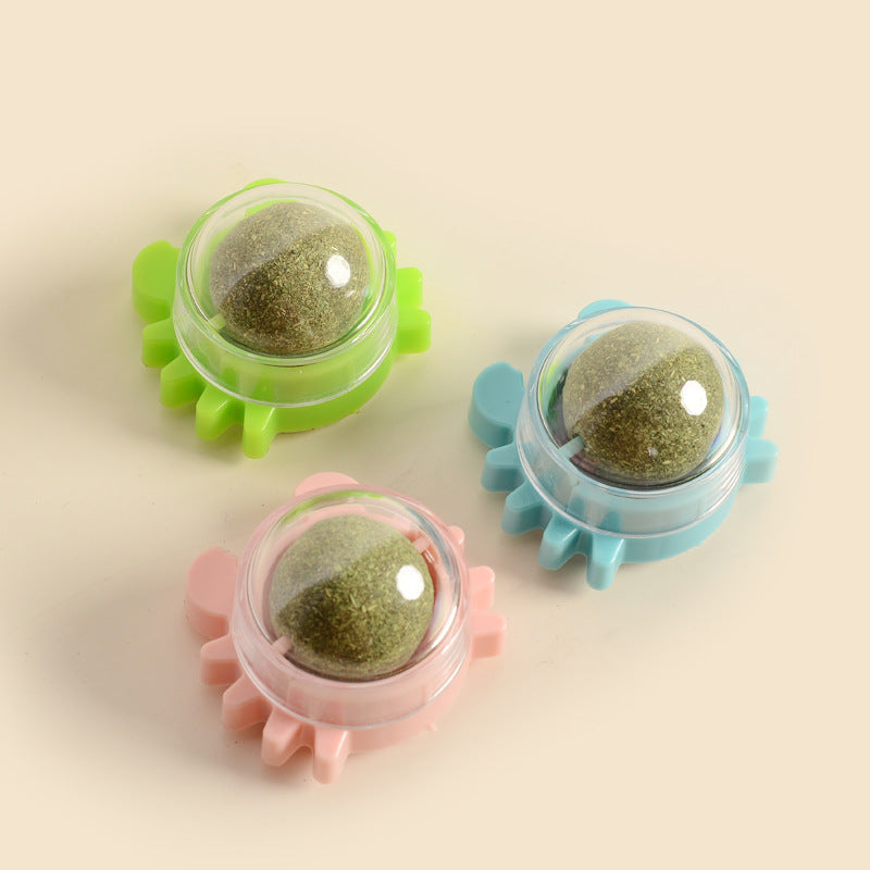 Interactive Catnip Ball Cat Toy
