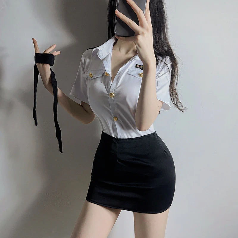 4 Piece Hostess Costume Nighty