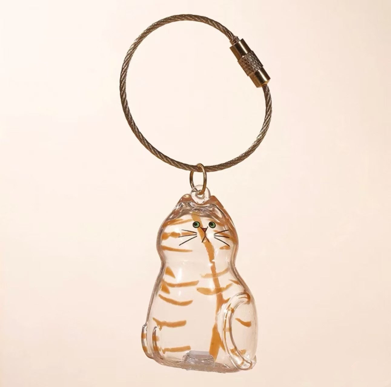 Transparent Cat Hair Storage Box Chimes