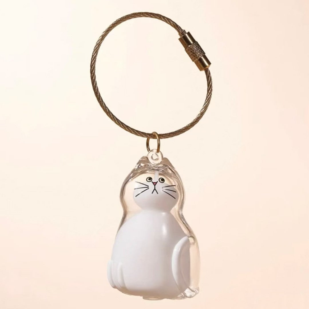 Transparent Cat Hair Storage Box Chimes