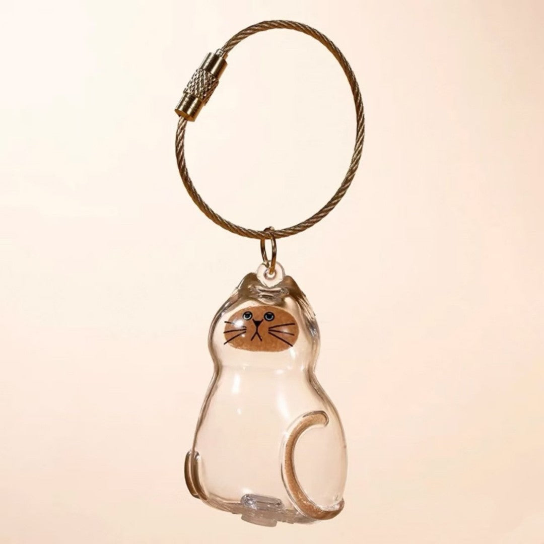 Transparent Cat Hair Storage Box Chimes