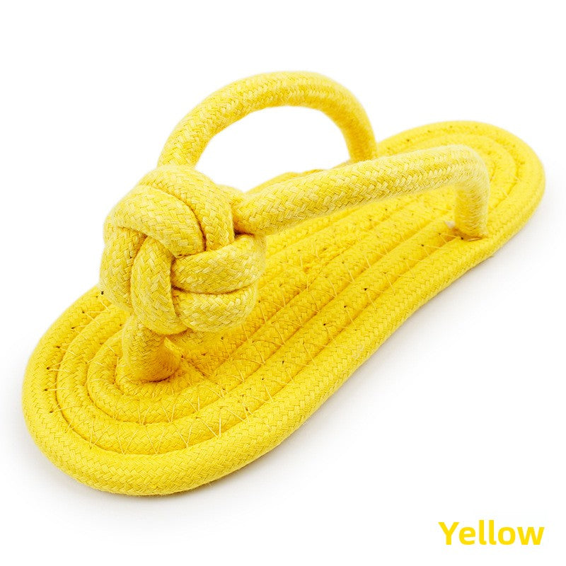Color Slippers Dog Toy