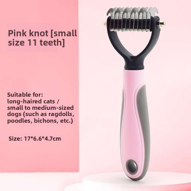 Professional Pet Deshedding Brush for Dogs & Cats
