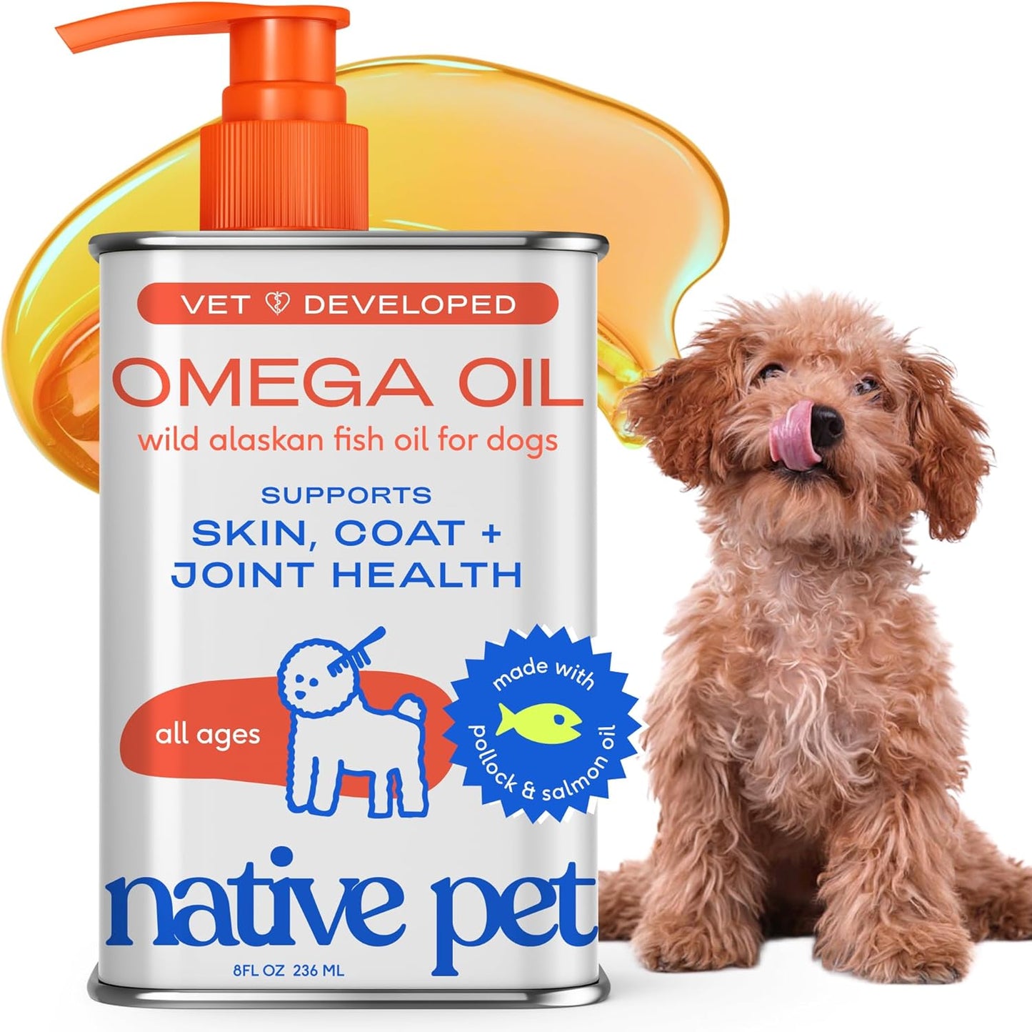 Native Pet Omega 3 Fish Oil for Dogs
