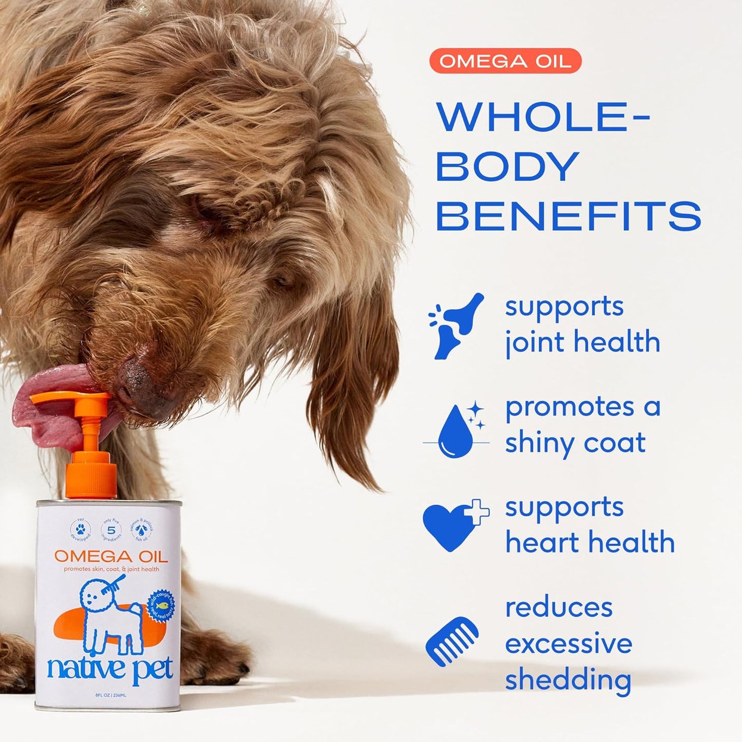 Native Pet Omega 3 Fish Oil for Dogs