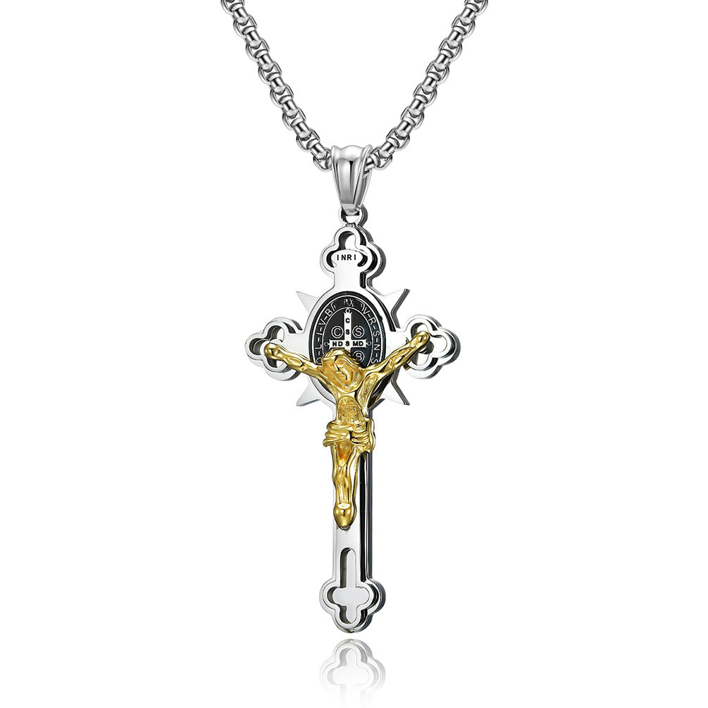 Saint Benedict Cross Necklace
