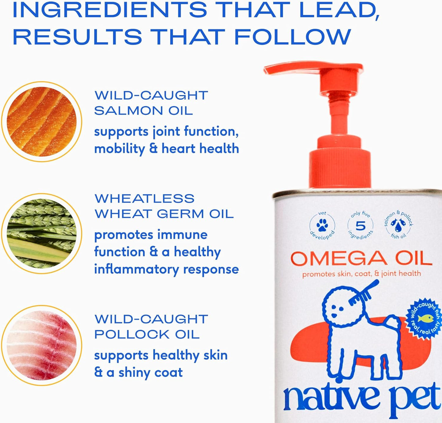 Native Pet Omega 3 Fish Oil for Dogs