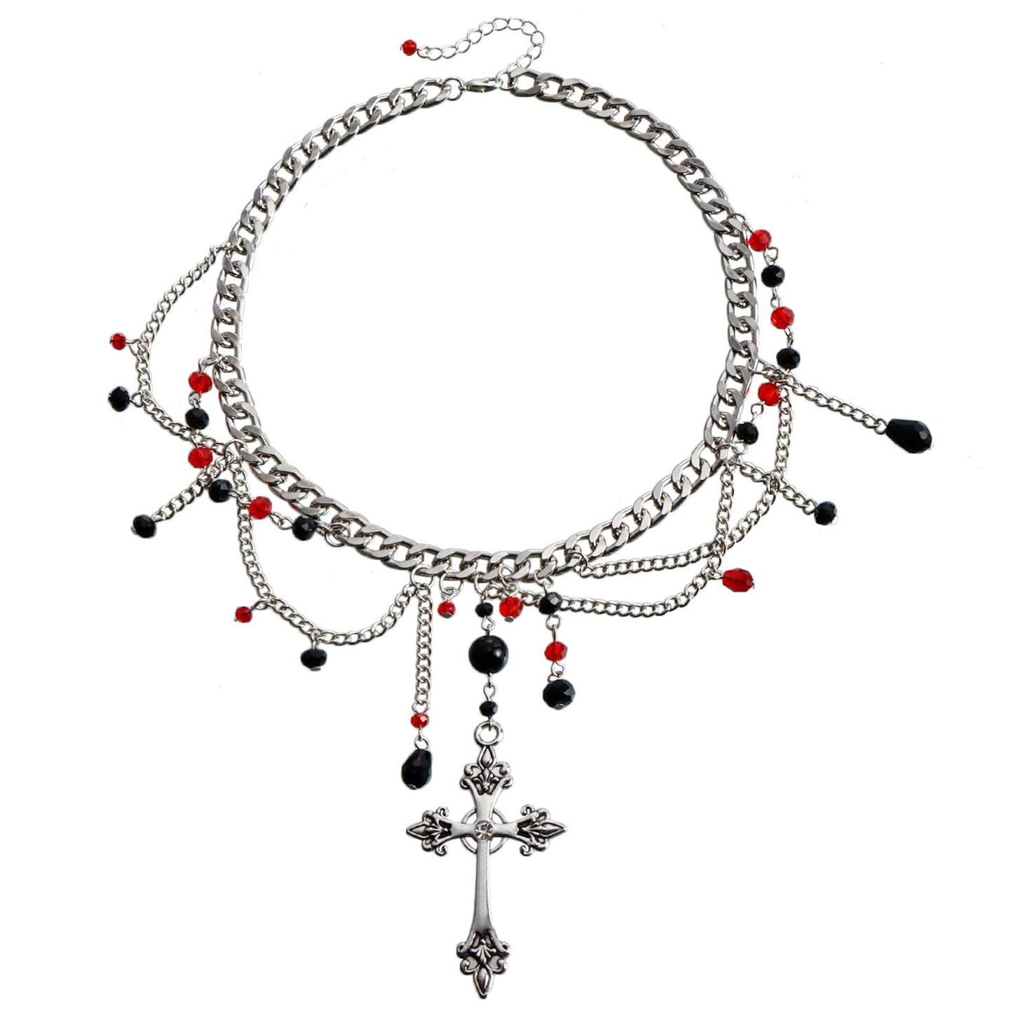 Tassel Cross Necklace