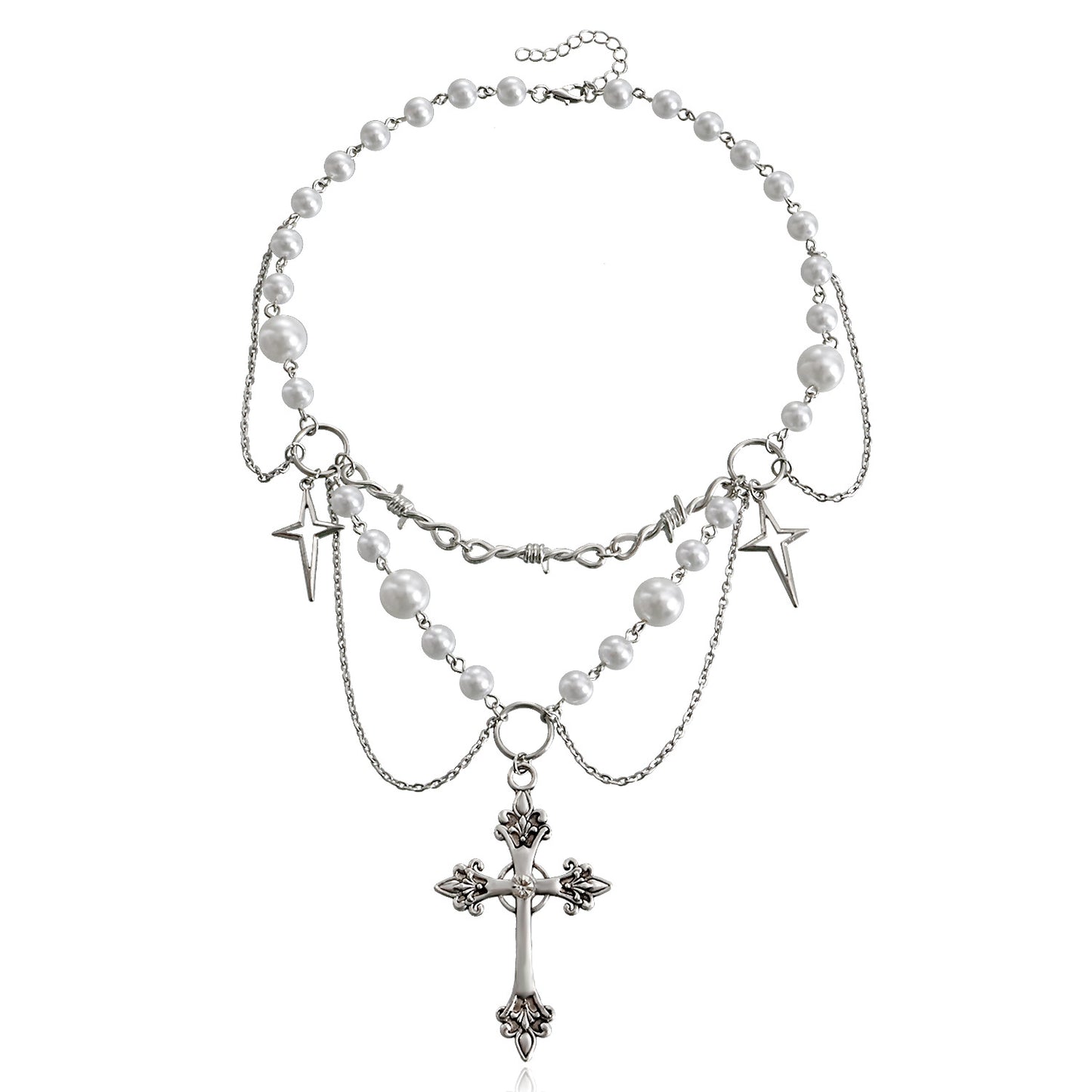 Tassel Cross Necklace