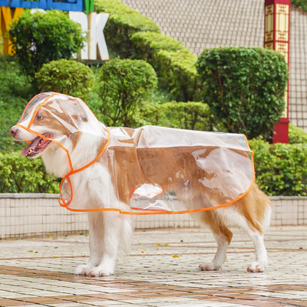 Transparent Dog Raincoat