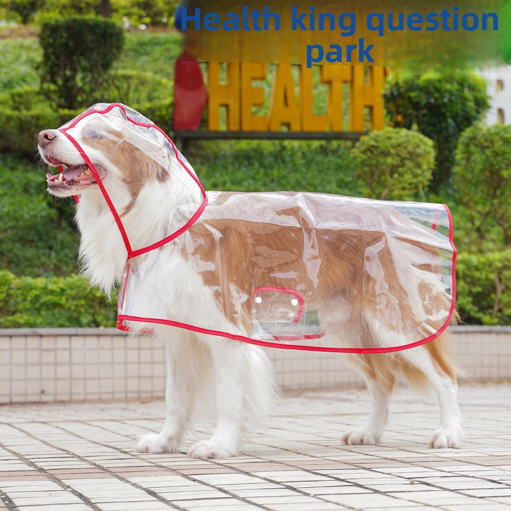 Transparent Dog Raincoat