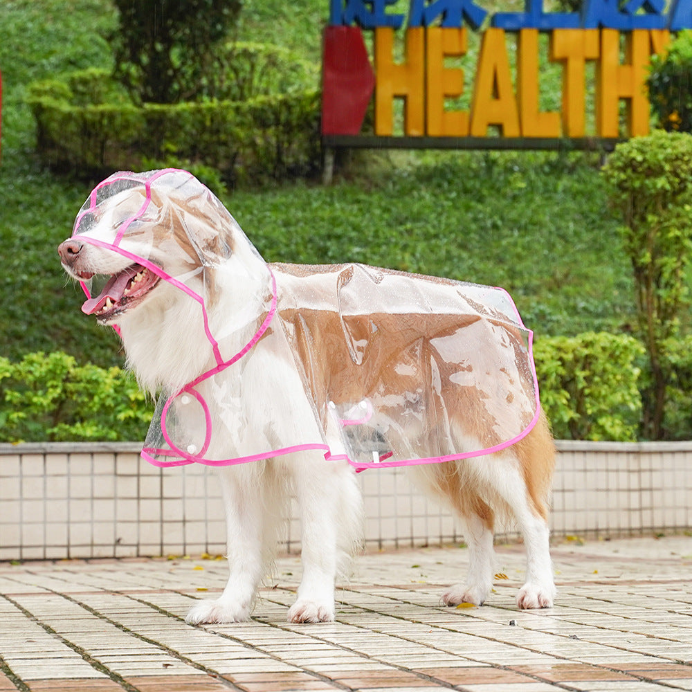 Transparent Dog Raincoat