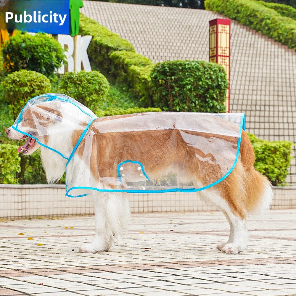 Transparent Dog Raincoat