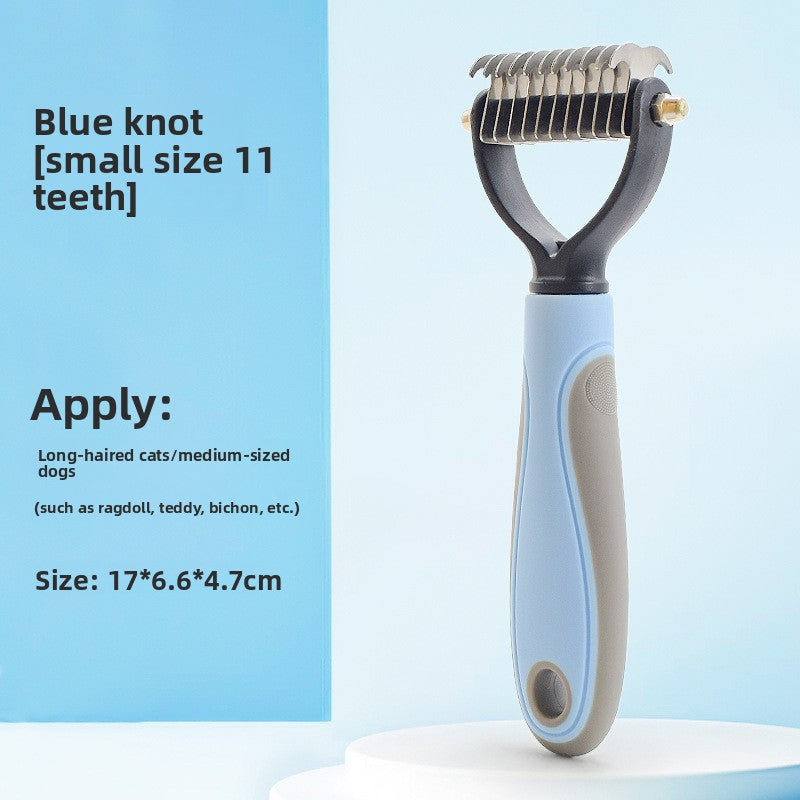 Professional Pet Deshedding Brush for Dogs & Cats