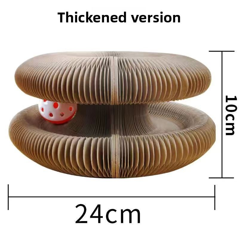 Foldable magical cat toy with bell. Keep your cutie kitty busy