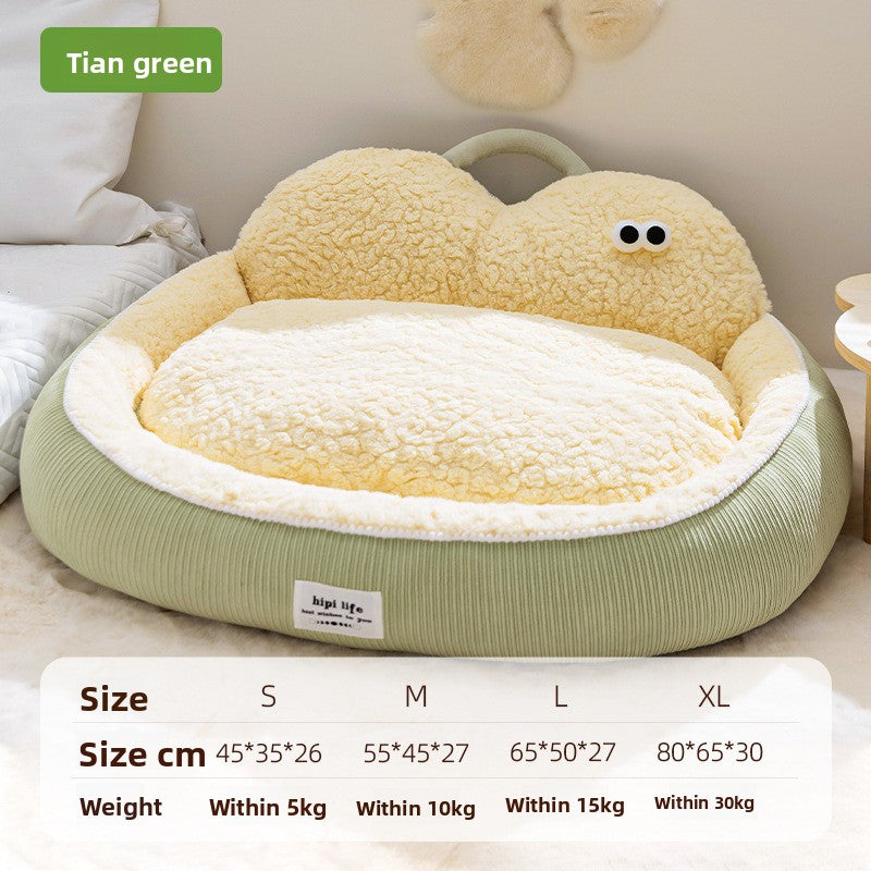 Autumn & Winter Thickened Pet Nest – Ultra-Warm Dog & Cat Bed