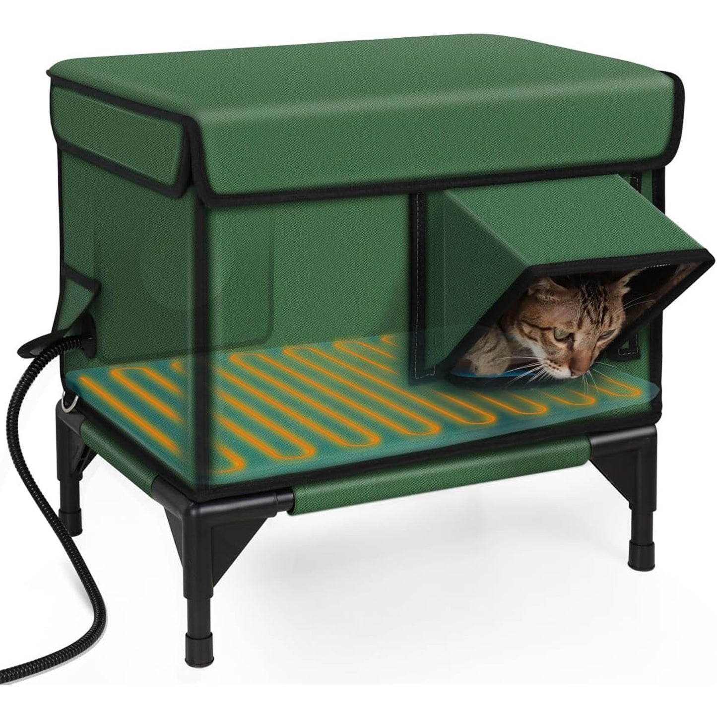 Outdoor Insulated Waterproof Cat Bed