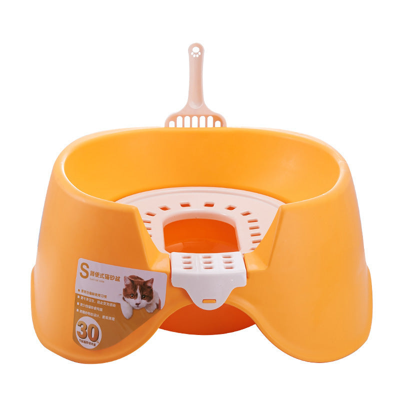 Semi-Closed Cat Toilet