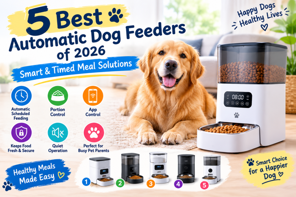 5 Best Automatic Dog Feeders of 2026