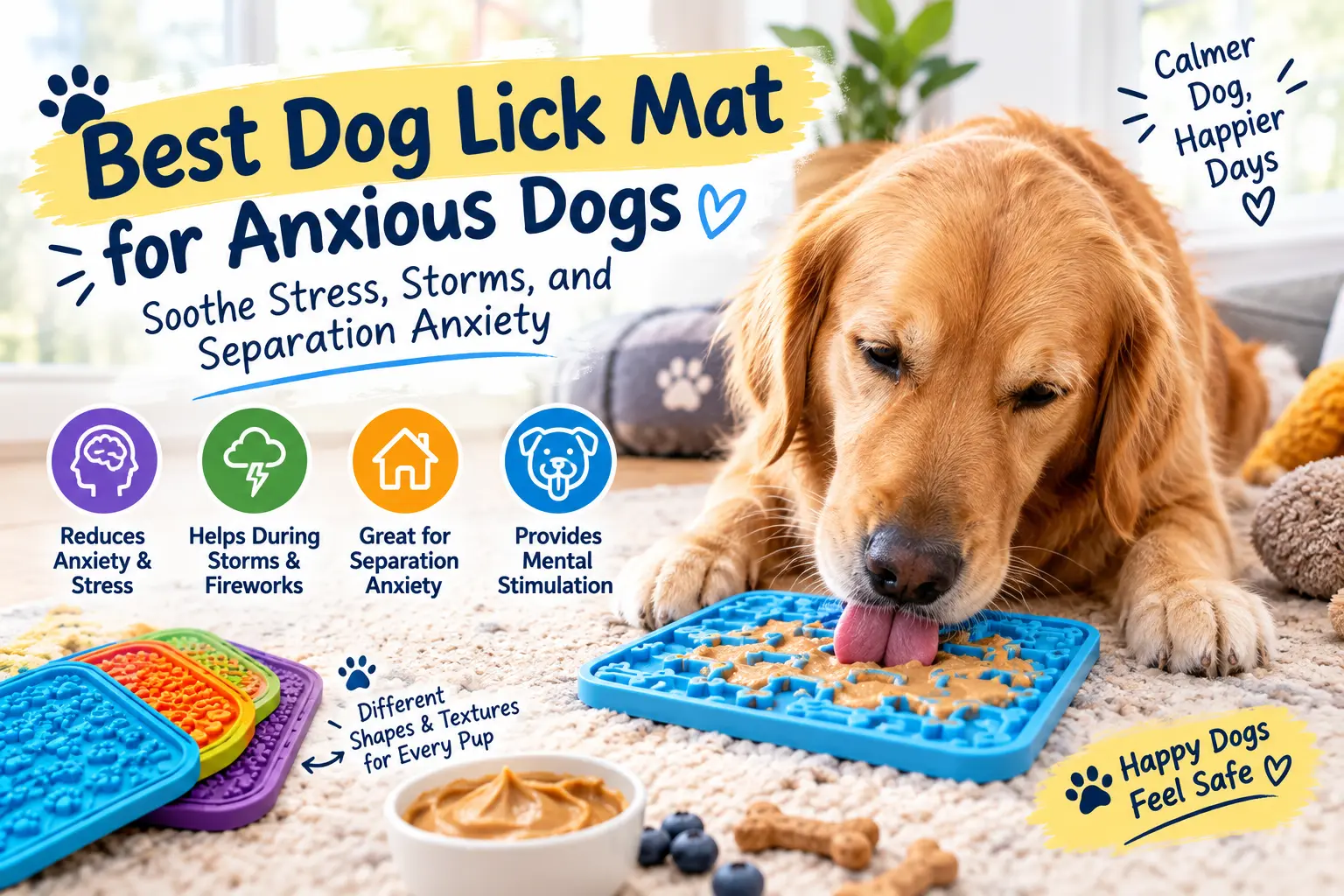 Best Dog Lick Mat for Anxious Dogs