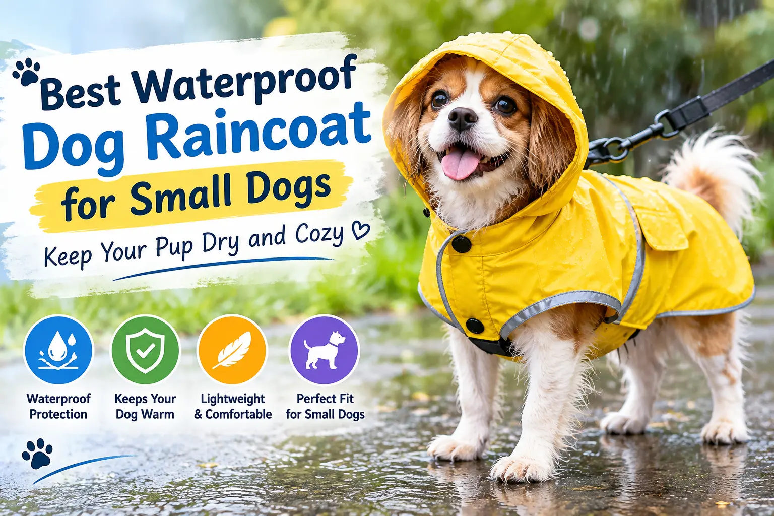 Best Waterproof Dog Raincoat for Small Dogs