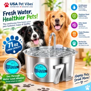 Dog Water Fountain for Large Dogs