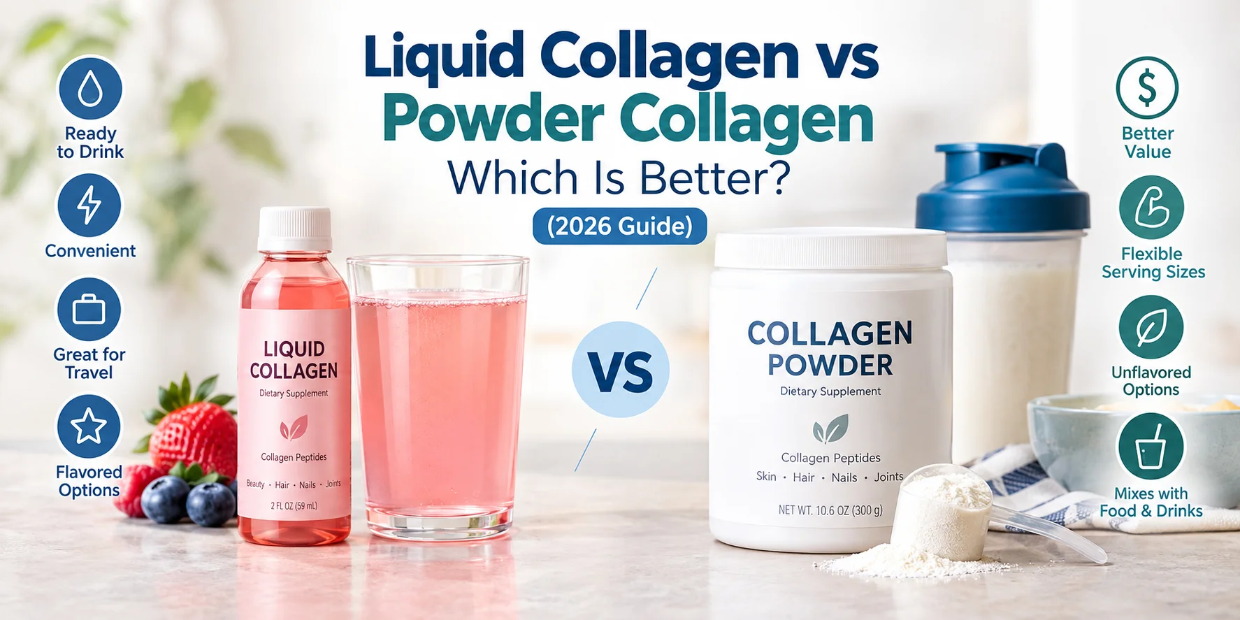 liquid collagen vs powder collagen