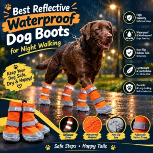 Best Reflective Waterproof Dog Boots for Night Walking