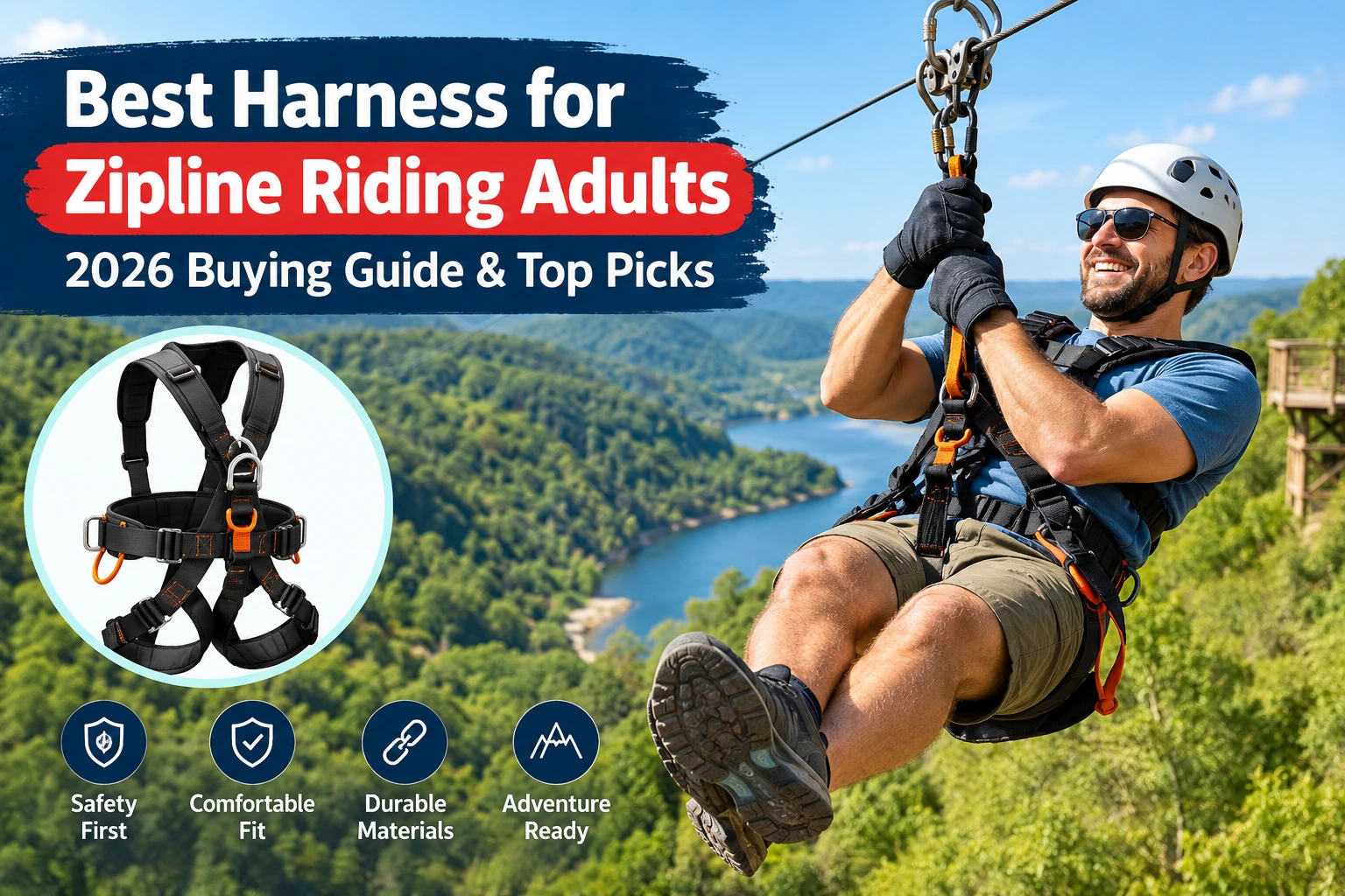Best harness for zipline riding adults