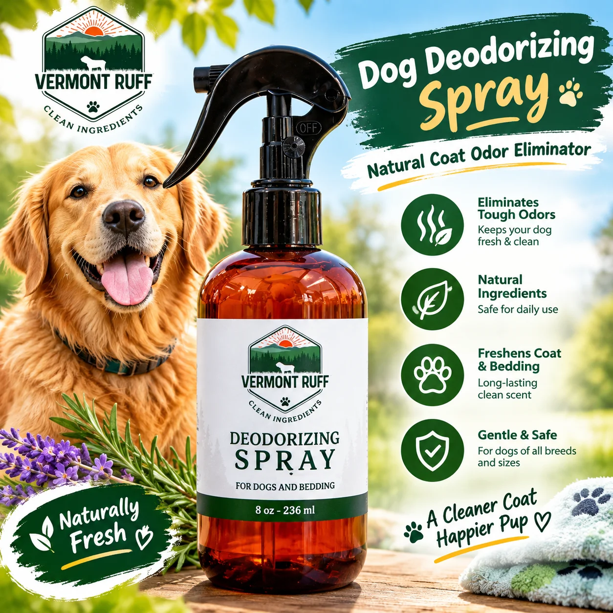 Dog Deodorizing Spray